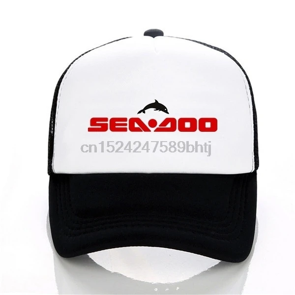 Seadoo бейсболка с сетчатым принтом, модная мужская и женская летняя кепка, Регулируемый Чехол