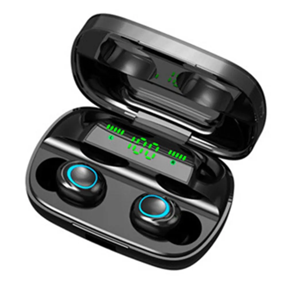 S11 3500 мАч Внешний аккумулятор наушники Bluetooth Беспроводные спортивные наушники TWS игровая гарнитура с микрофоном для IPhone Xiaomi