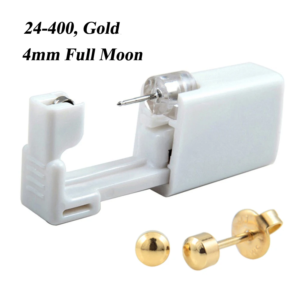 Sterilized Disposable No-Pain Ear and Nose Piercing Tool Kit with Design Options