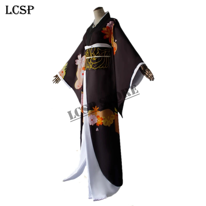 LCSP, демон, убийца, Kimetsu no Yaiba Kibutsuji Muzan, косплей костюм, японское аниме, кимоно, полный комплект униформы, костюм, одежда