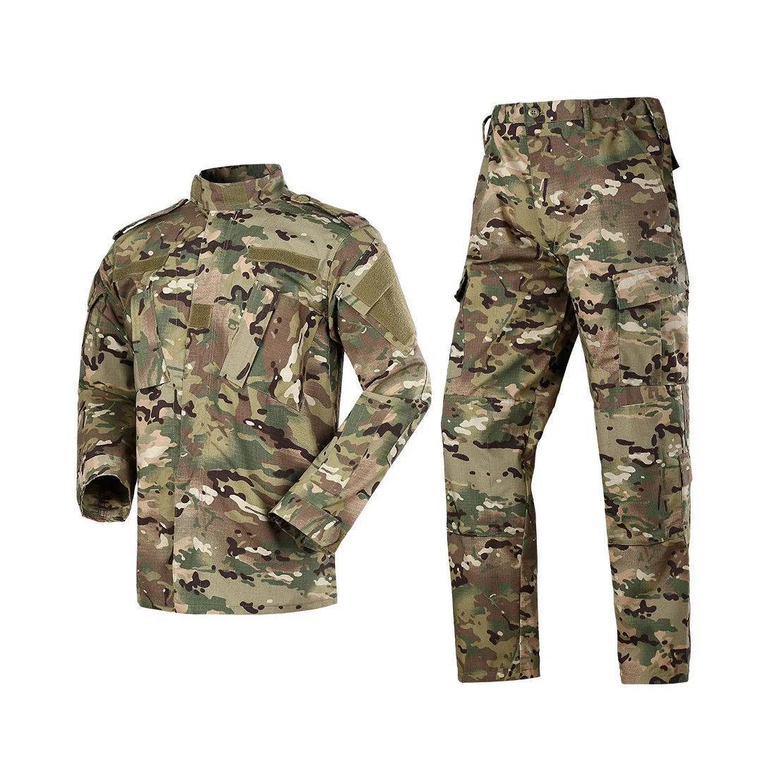 

Outdoor Hunting CS Army Camouflage Long Sleeve Training Suit Set The Second Generation Of American ACU Tactical Camouflage