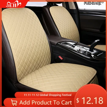

FUZHKAQI leather car seat cover For kia ceed lada granta seat ibiza bmw e46 e36 audi a3 8p fiat car styling car accessories