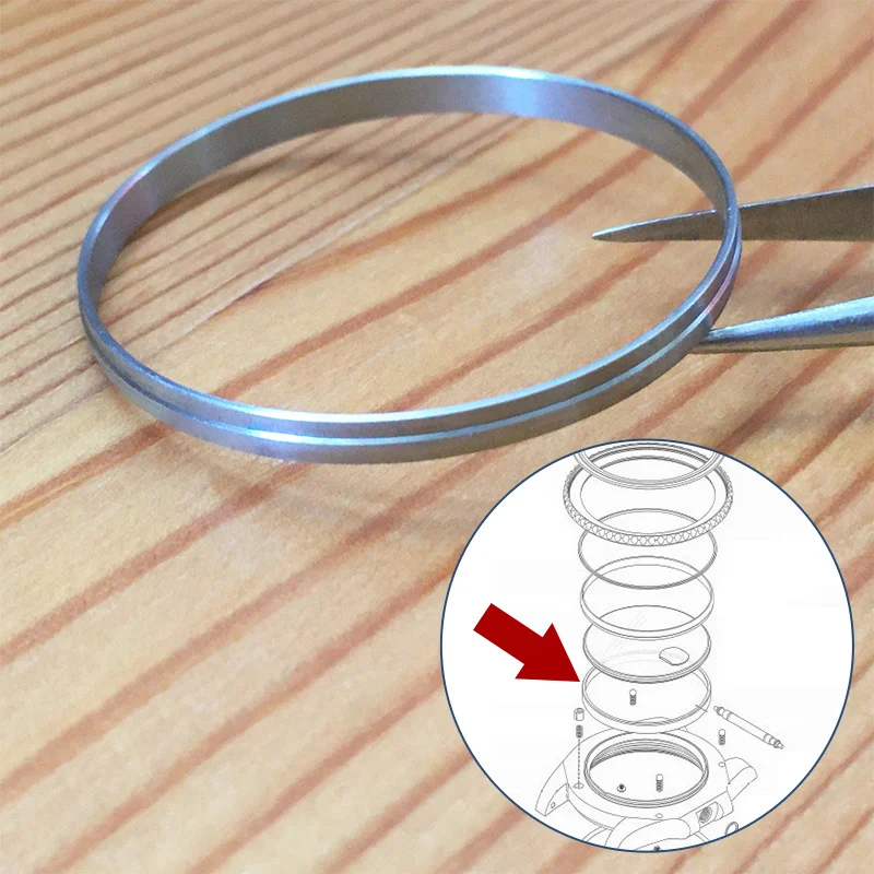 Anello Rondella Di Tenuta In Vetro Per Orologio In Acciaio Per Vetro Per Orologio Rolex Submariner 116610