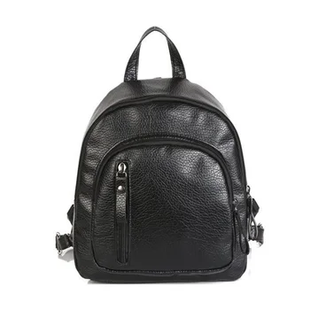 

Fabala Backpack Portable All-Match Middle Capacity PU Material Casual