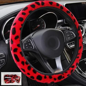 

Car Steering Wheel Cover Diameter 36-38CM Breathable Non-slip Delicate