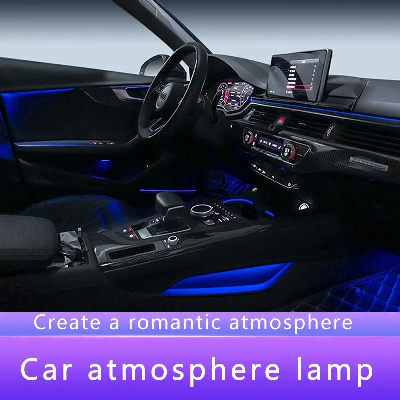 US $414.80 For Audi A4 B9 A5 S5 201732 color door central control ambient light atmosphere lamp 16 lamp packaging