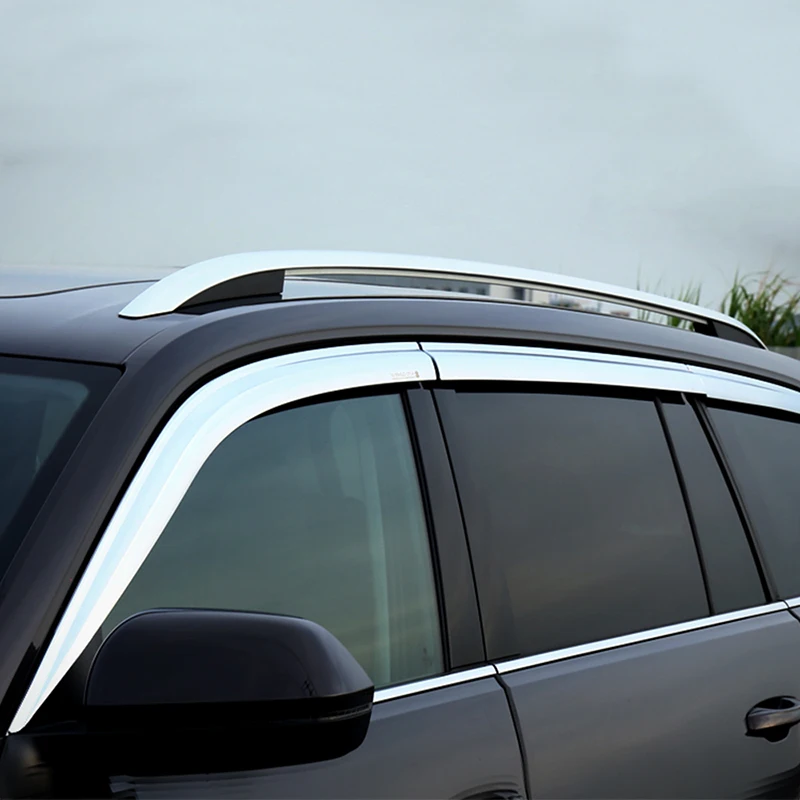 Carманго для Volkswagen VW Atlas- Защита от солнца и дождя для окон автомобиля защитная накладка рамка наклейка внешние аксессуары