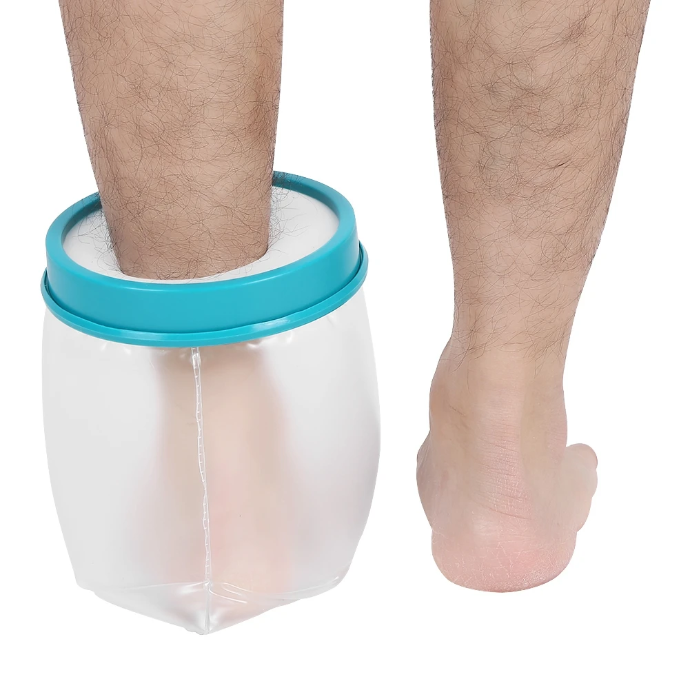 

Waterproof Sealed Cast Bandage Protector Wound Fracture Arm Leg Foot Knee Cover For Shower Bath Children Foot