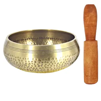 

2020 New Nepal handmade Buddha Tibet bowl bowl ritual music therapy copper chime copper Tibetan Singing Bowl