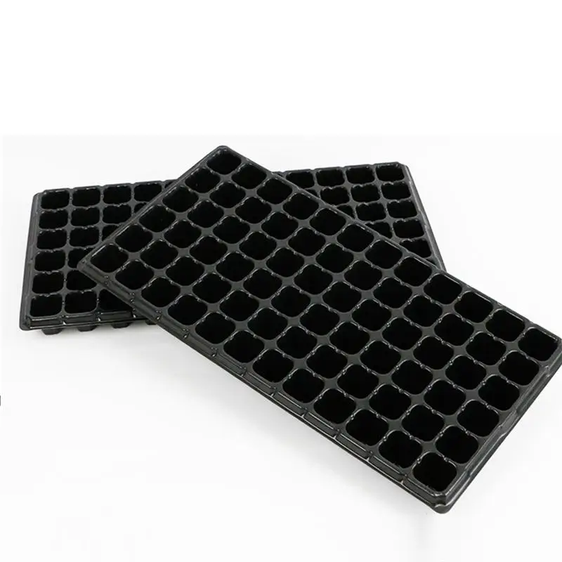 10PCS 72 Hole Seed Sprouter Trays PVC Seedling Tray Porous Thickening Seedling Tray For Agriculture Gardening Tools Home Shop