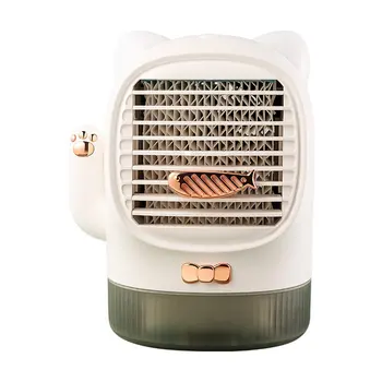 

Portable Air Conditioner USB Rechargeable Mini Desk Fan Desktop Aromatherapy Air Conditioning Fan Air Cooling Device