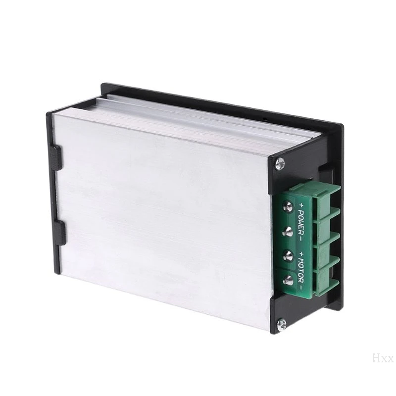 OOTDTY 6-60V PWM контроллер скорости двигателя постоянного тока с цифровая панель дисплея кнопочный регулятор