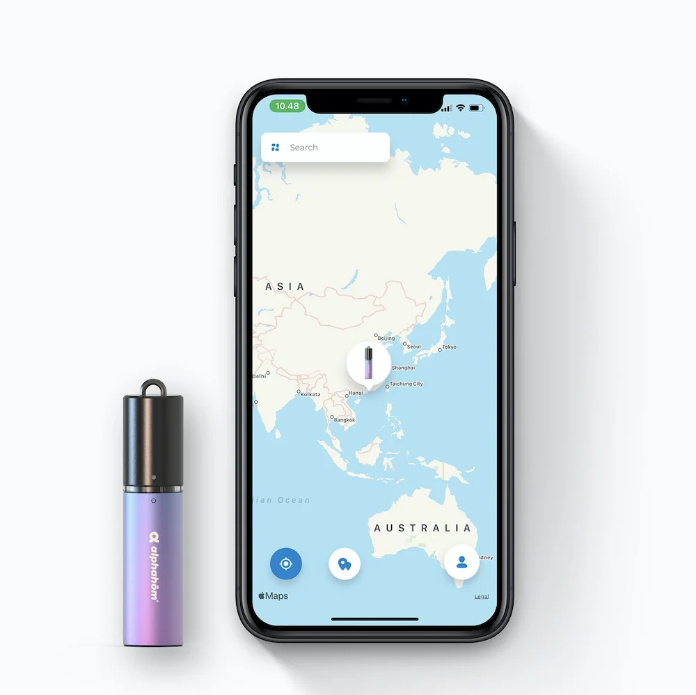 

Alphahom Care Go GPS Tracker Personal Alarm, Key Finder With Realtime GPS Location Function For Elderly Women Kids
