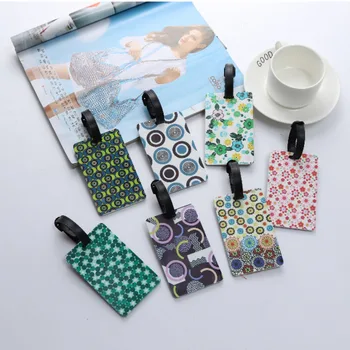 

Personalized PVC soft luggage tag customization Suitcase tag consignment pass Boarding pass customization Silicone luggage tag