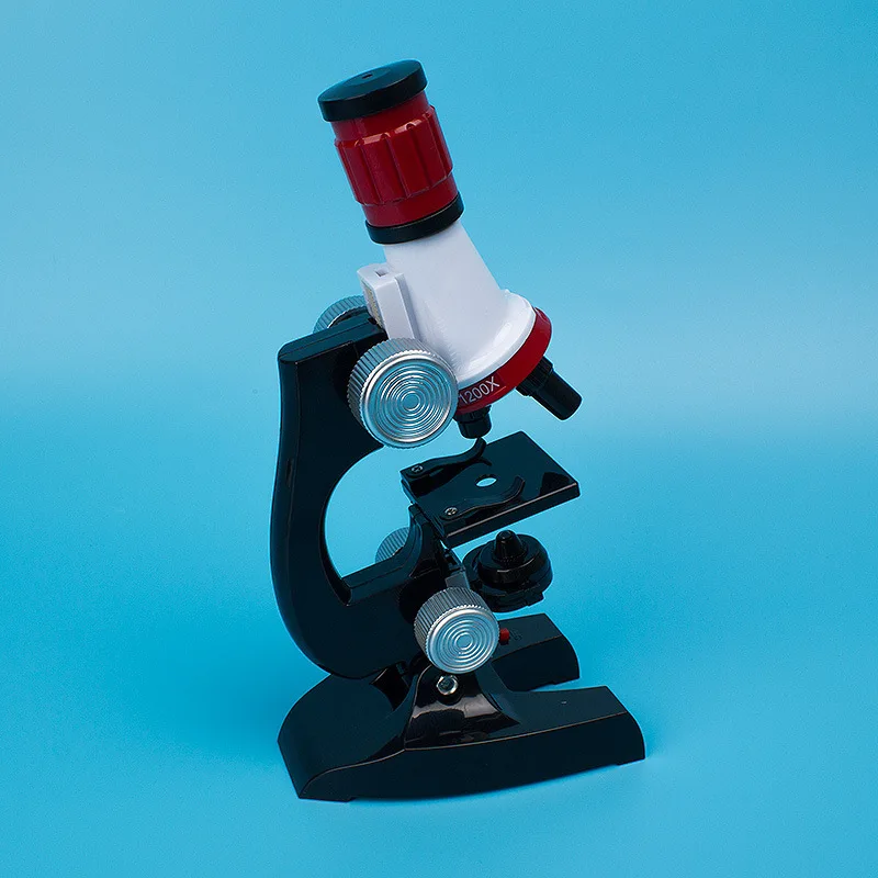 

Young STUDENT'S 1200 Times High-definition Microscope Toy Children Science Set Biological Science Experiment Equipment Gift New