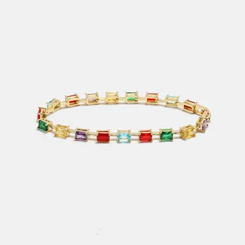 

Fashion beautiful Bohemian gold-plated bracelet with ms stained glass bracelet