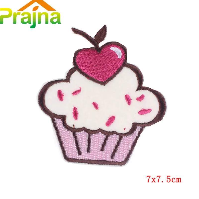 Шампанское Prajna мультяшная нашивка единорога железные нашивки для одежды вышитые нашивки на одежду полосы Череп патч для одежды значки - Цвет: Шампанское