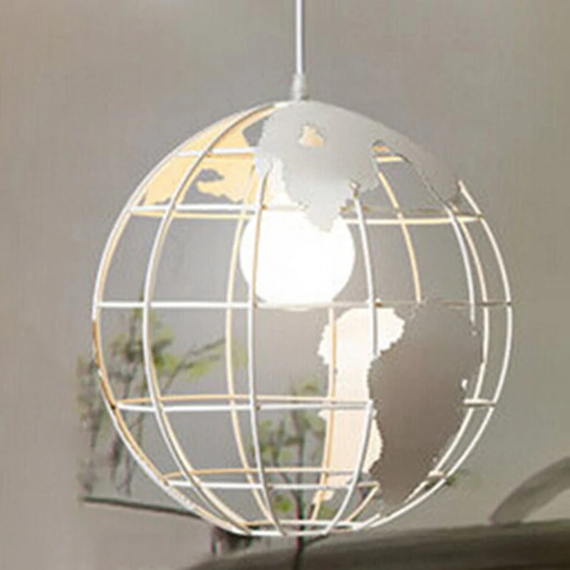 

20cm Lampshade Globe Chandelier Light Cover Protective Shell Home Decor Wrought Iron Display Lightning Accessories
