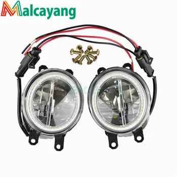 

For Toyota Prius 2009 2010 2011 2012 Car H11 LED Bulb Fog Lamp + Angel Eye Daytime Running Light DRL 4000LM 12V