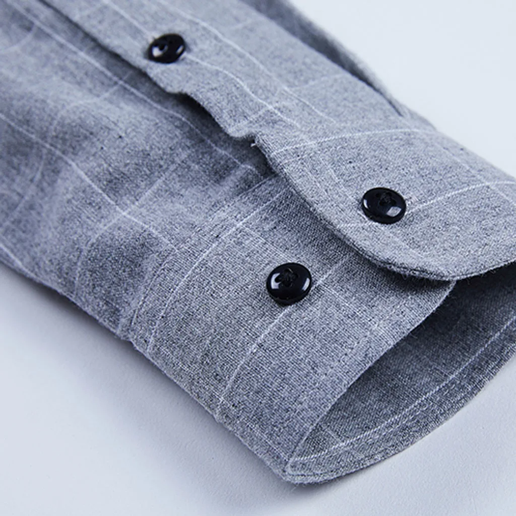 Рубашка camisa masculina мужская рубашка мужские рубашки chemise homme Уличная Повседневная модная полосатая Свободная рубашка с длинным рукавом Z4