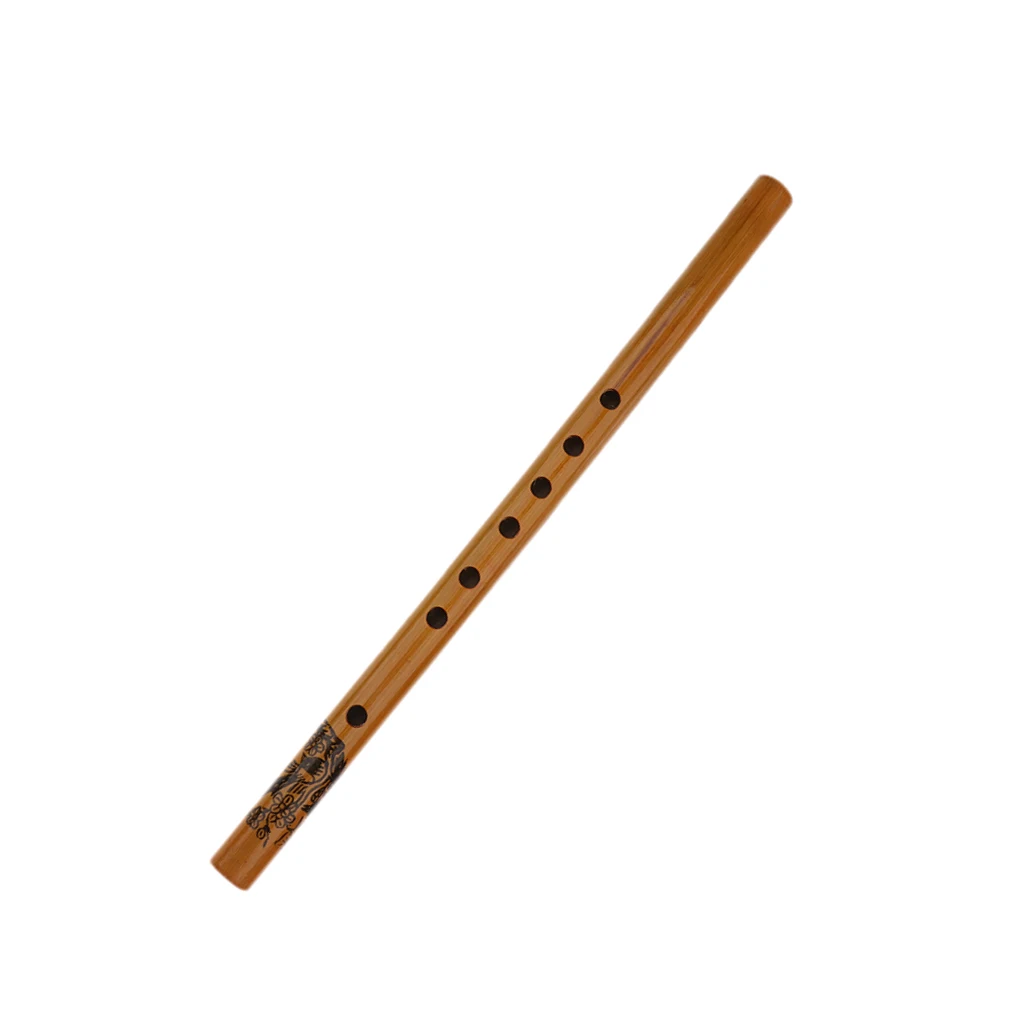 Exquisite Vertical Bamboo Flute Chinese Xiao Woodwind Instrument 33cm