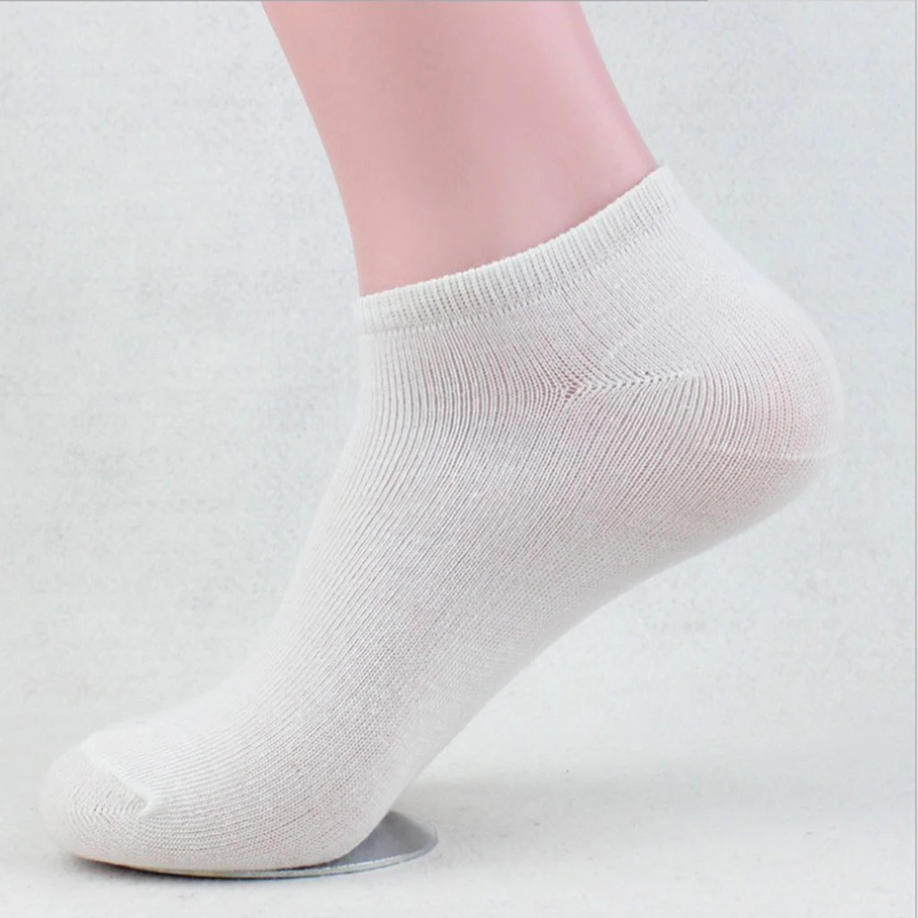 

10 Pairs Men's Moisture Wicking Loafer Socks - Extra Soft Boat Socks for Indoor Outdoor Sports Working - Low Cut Socks