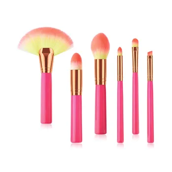 

6PCS Makeup Brushes Set Fashion Style Eye Shadow Applicator Blush Eyebrow Eyeshadow PVC Packing T06011