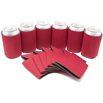 

Blank Beer Can Coolers, Plain Bulk Collapsible Soda Cover Coolies, Funny HTV Party Favors