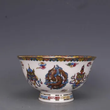 

Antique Qing Qian Long Jingdezhen Ceramic Decoration Bowl