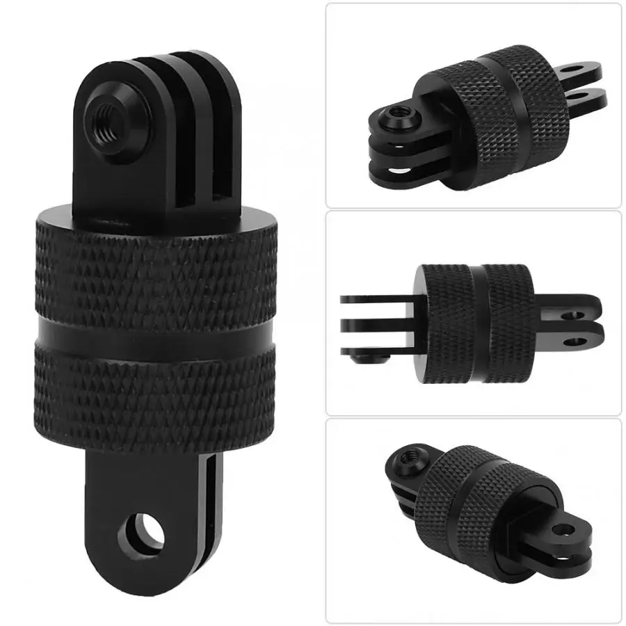 360 Degree Rotating Aluminum Swivel Pivot Arm Mount Adapter for GoPro Hero 6/5/4/7 Suitable for Riding Running