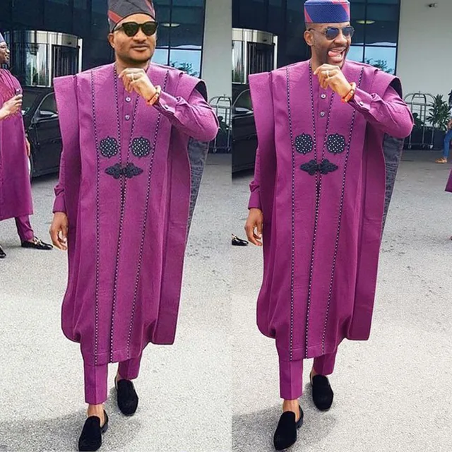 Akin African Men's Suit - Image 2