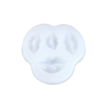 

2020 New 4 Sizes DIY Sexy Kiss Lips Mouth Pendant Silicone Mold Resin Jewelry Making