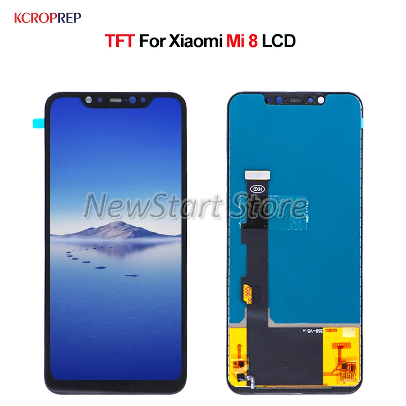 TFT для Xiaomi Mi 8 lcd дисплей кодирующий преобразователь сенсорного экрана в сборе для Xiaomi Mi 8 lcd с рамкой сменный аксессуар протестирован