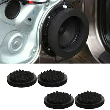 

4PCS Universal 6.5" Car Door Speaker Insulation Ring Woofer Foam Wave Pad Sound Noise Accessory Soundproof Foam Ring