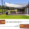 30/20/15/10 M Outdoor Light Hanging Kit Wire Rope Steel PVC Coated Flexible Wire Rope Clothesline Cable Acero Tendedero Ropa 5