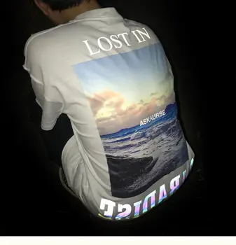 

Askyurself T Shirt Colorful Reflective Men Women Inside Out Vintage Askyurself Top Tee Lost In Paradise Askyurself T-Shirt
