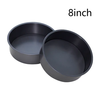 

new high quality 8 Inch Round Mini round Cake Pan Removable Bottom Pudding MoldKitchen DIY pan Baking Moulds