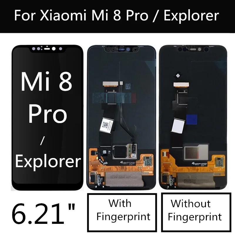 AMOLED For Xiaomi Mi8 PRO In-Screen Fingerprint