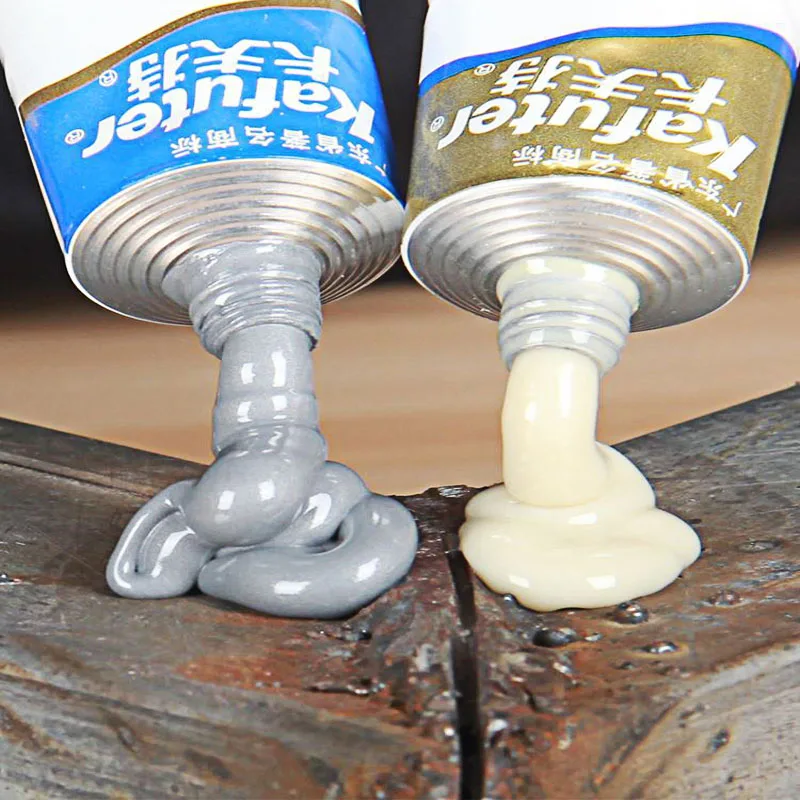 65g Kafuter A+B Metal Repairing Adhesive Super Glue Iron Steel Auto Radiator Water Tank Special leakage Plugging Welding Gluelue |