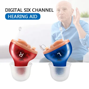 

CIC Best Hearing Aids Digital 6 Channels 12 bands Invisible Hearing aids Sound Amplifier Devices Hearing Assist Dropshipping