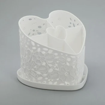 

Cutlery stand "Heart", white