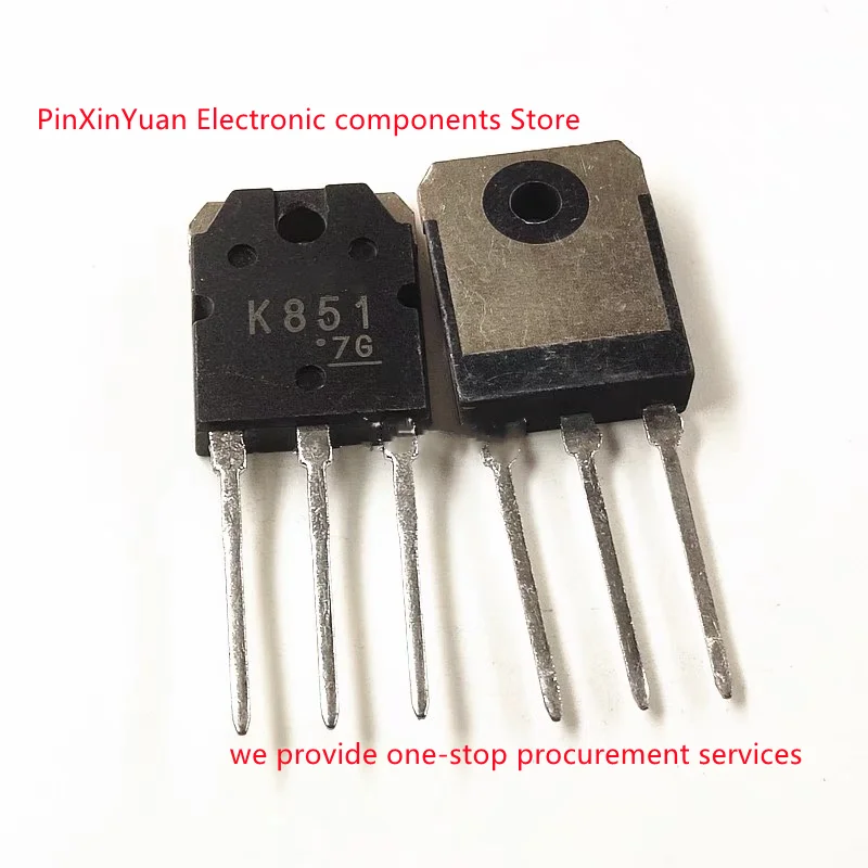 5PCS/LOT New original 2SK851 K851 TO-3P 250V 30A MOS field-effect tube In stock | Электронные компоненты и
