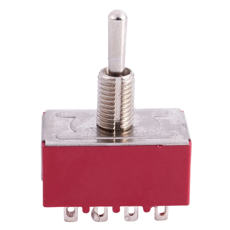 AC 250V 2A 125V 6A ВКЛ./ВЫКЛ./вкл. 4PDT тумблер с водонепроницаемой загрузкой