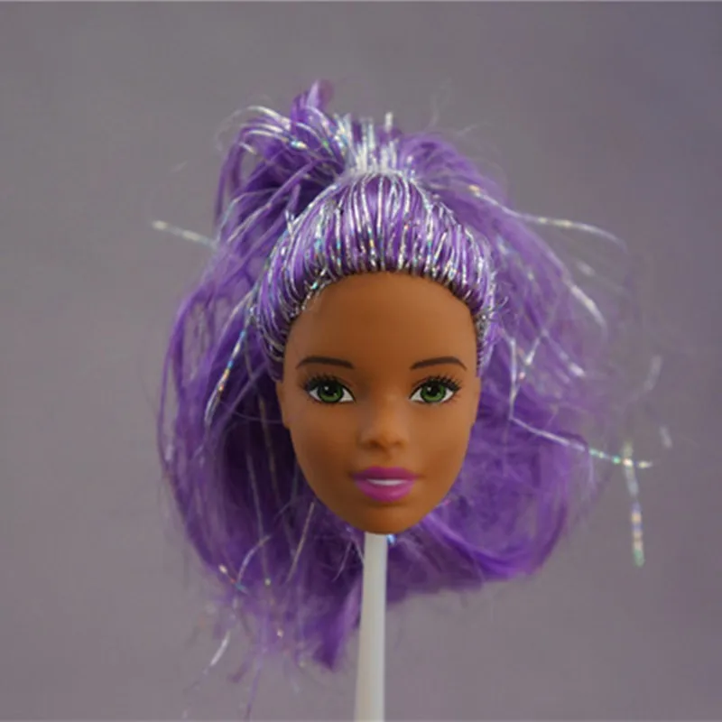 Кукла принцесса голова игрушки части фильм звезды головы DIY игрушка Девочка День рождения Рождественский подарок игрушка Хороший макияж голова светлые волосы голова подарок