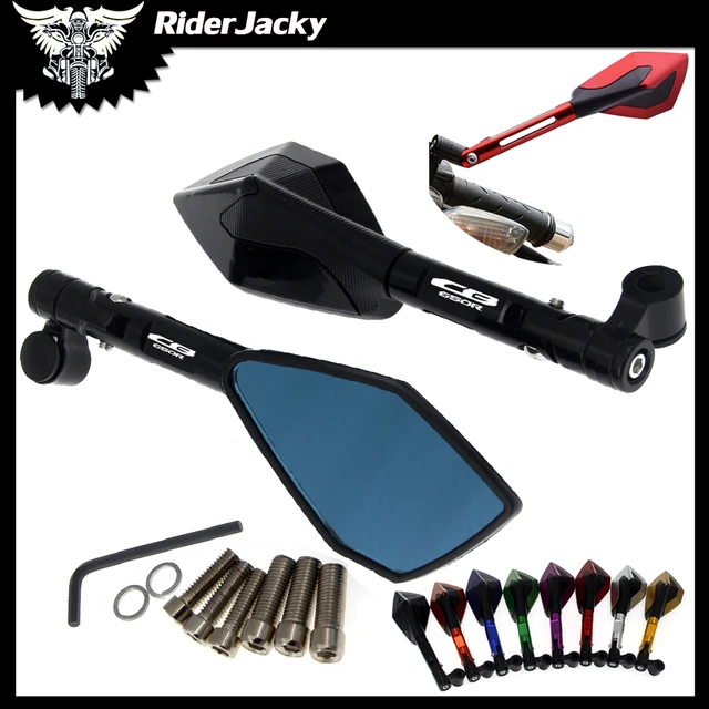 CNC Aluminium Rückspiegel Für Honda X-ADV 750 - Blendschutz In Blau