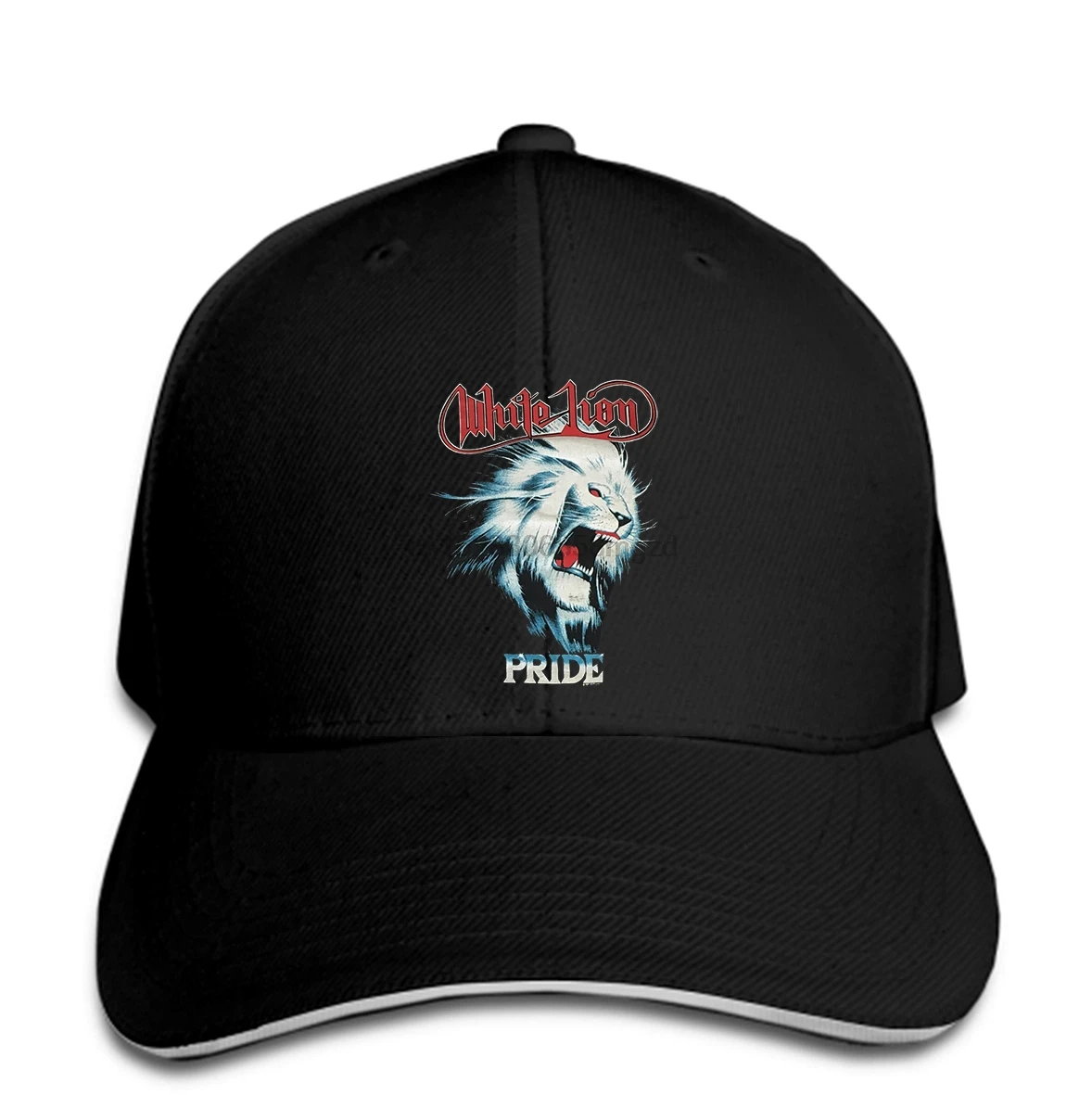Белая шапка Львенок PRIDE ROCK N ROAR TOUR 1988 винтажная Черная Мужская Бейсболка унисекс бейсболка женская кепка