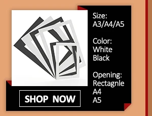 Белый/черный фотоковрики прямоугольник 20X16 дюймов картон крепления с текстурированной поверхностью фоторамка Passe-Partouts Декор 12 шт./лот