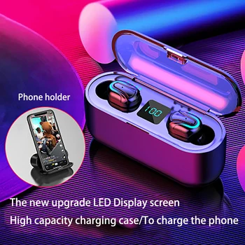 

TWS Q32-1 wireless bluetooth headset 5.0 LEDpower display, HIFI subwoofer, waterproof, sport headset, suitable for xiaomi iphone