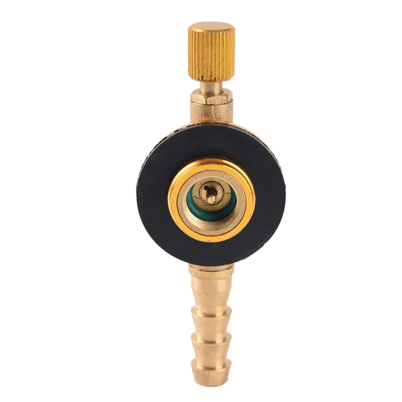 1Pc Gas Stove Switching Stainless Steel Camping Charging Inflatable Valve Adapter 7.8cm