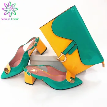

hot Shoe and Bag To Match Italian African Shoe and Bag Sets Women Shoe and Bag To Match for Parties African Shoes